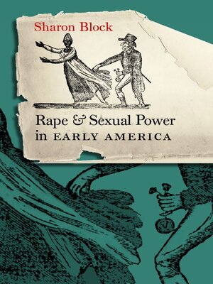 cover image of Rape and Sexual Power in Early America
